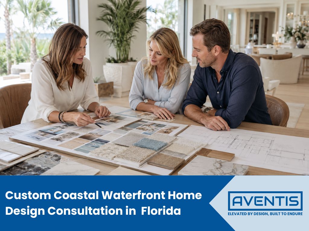 Custom Coastal Waterfront Home Design Consultation in Florida